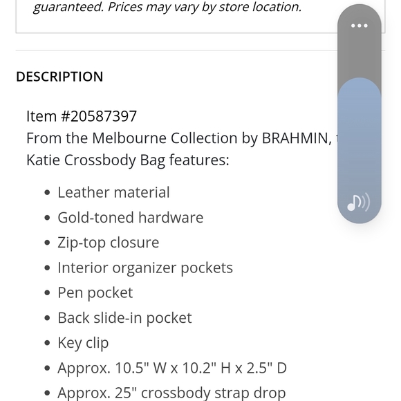 Brahmin Blue and Pink Crossbody Bag with Chic Design - Picture 3 of 3